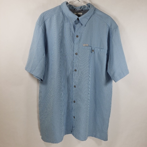 Columbia Other - Columbia Sportswear Blue Button Down Shirt Sz XL